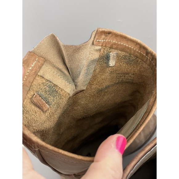 FREEBIRD Steven Crosby CRSBY Distressed Brown MOTO Engineer Western BOOTS Wmn 10 - Picture 8 of 12